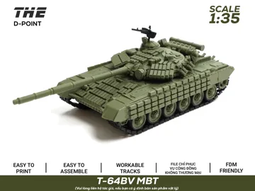 Soporte: T-64BV Ukrainian MBT |1:35 Scale | Workable Tracks — vista de referencia 5