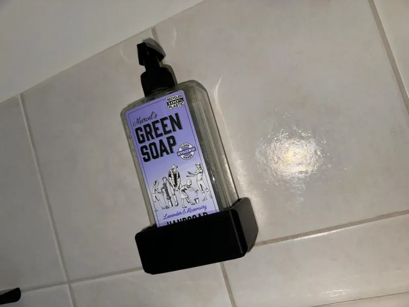 Soap dispenser wall mount/holder