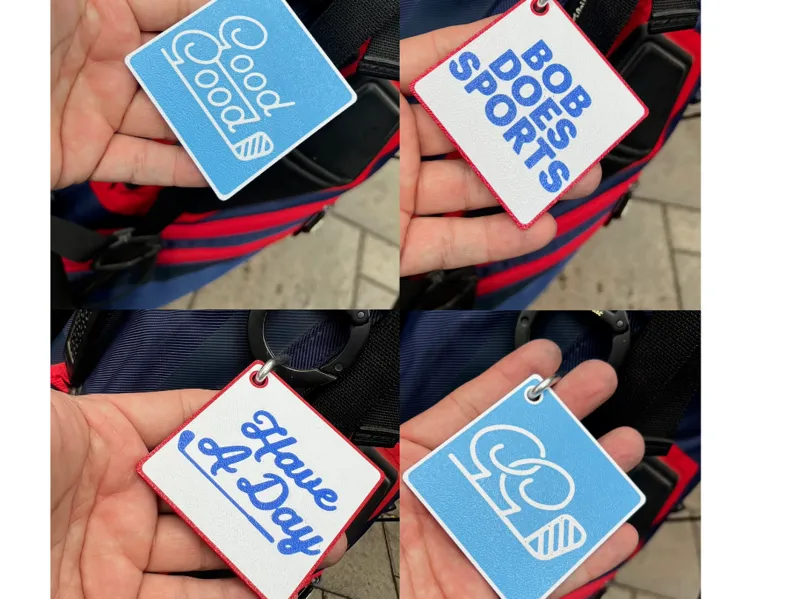YouTube Golf Bag Tags