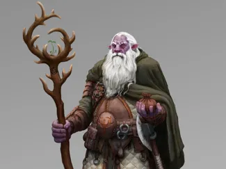 Dungeon and Dragons: Elderwood Shaman miniature