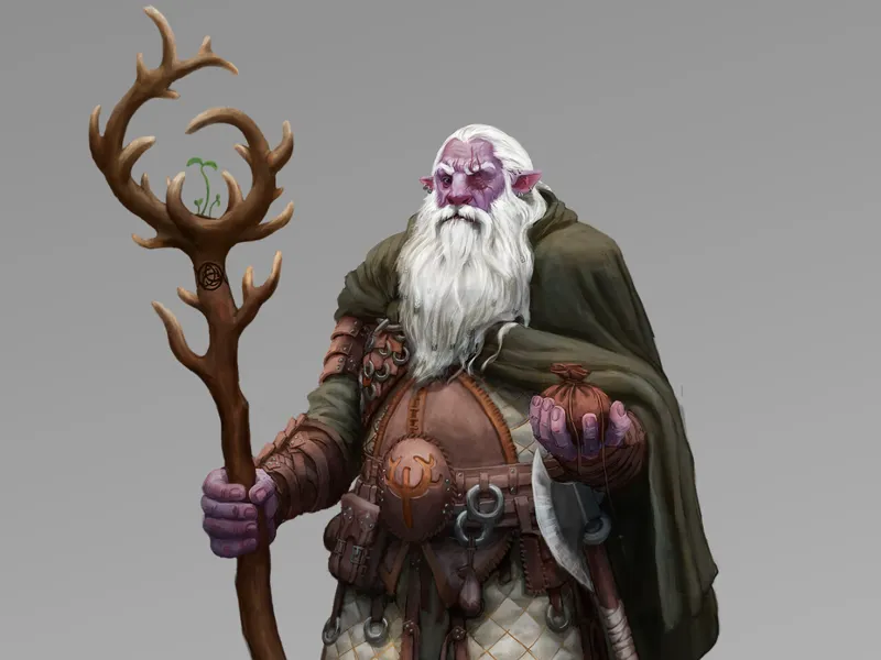 Dungeon and Dragons: Elderwood Shaman miniature