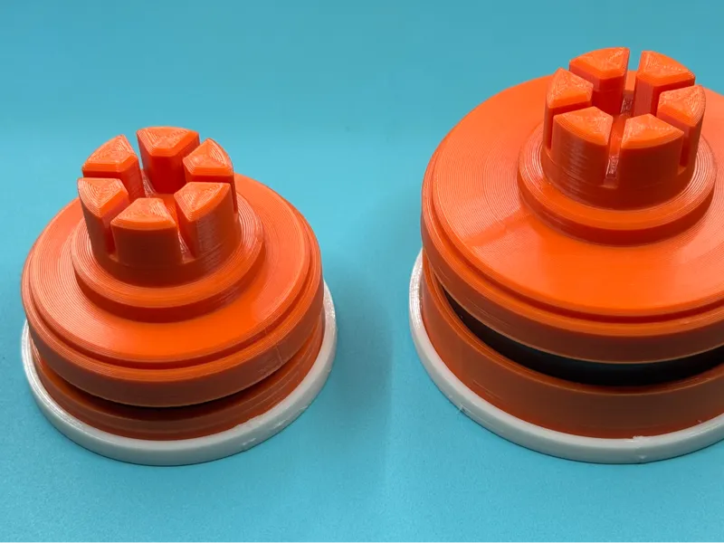 P1S Foot adapter for Sorbothane insulator
