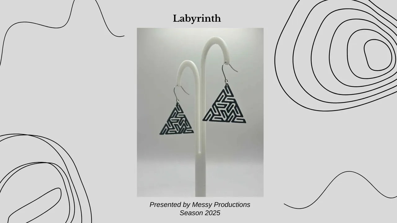 Labyrinth Earrings - No AMS view 3