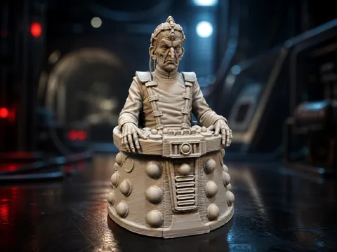 Figura decorativa: Davros – Doctor Who Figure (1:10 Scale) — referencia de MakerWorld