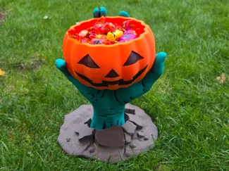 Cartoon Zombiehand-Candybowl