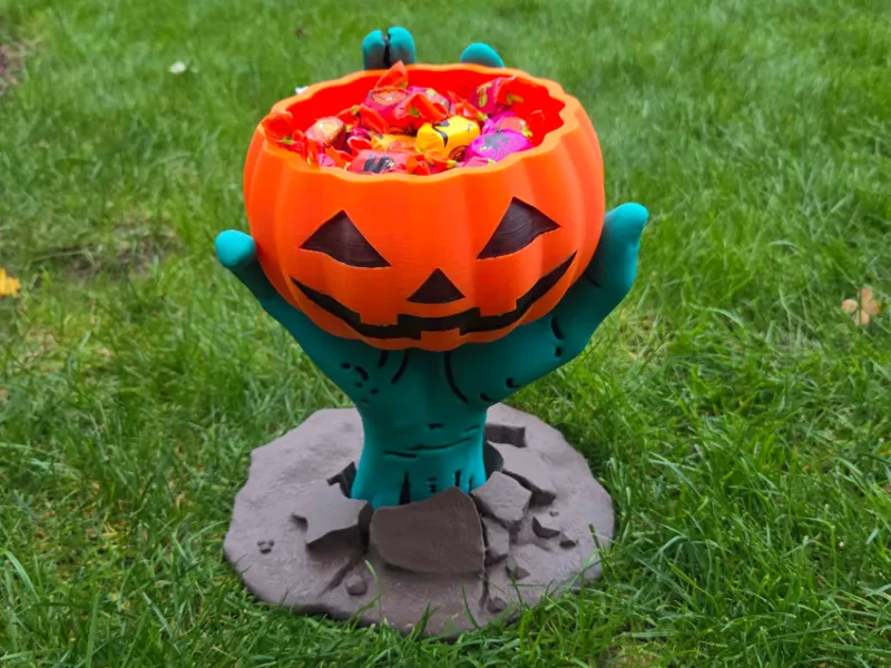 Cartoon Zombiehand-Candybowl