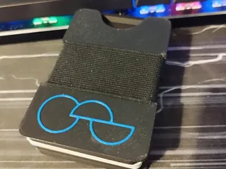 LockCard Wallet Deckplatte mit Organspende Logo