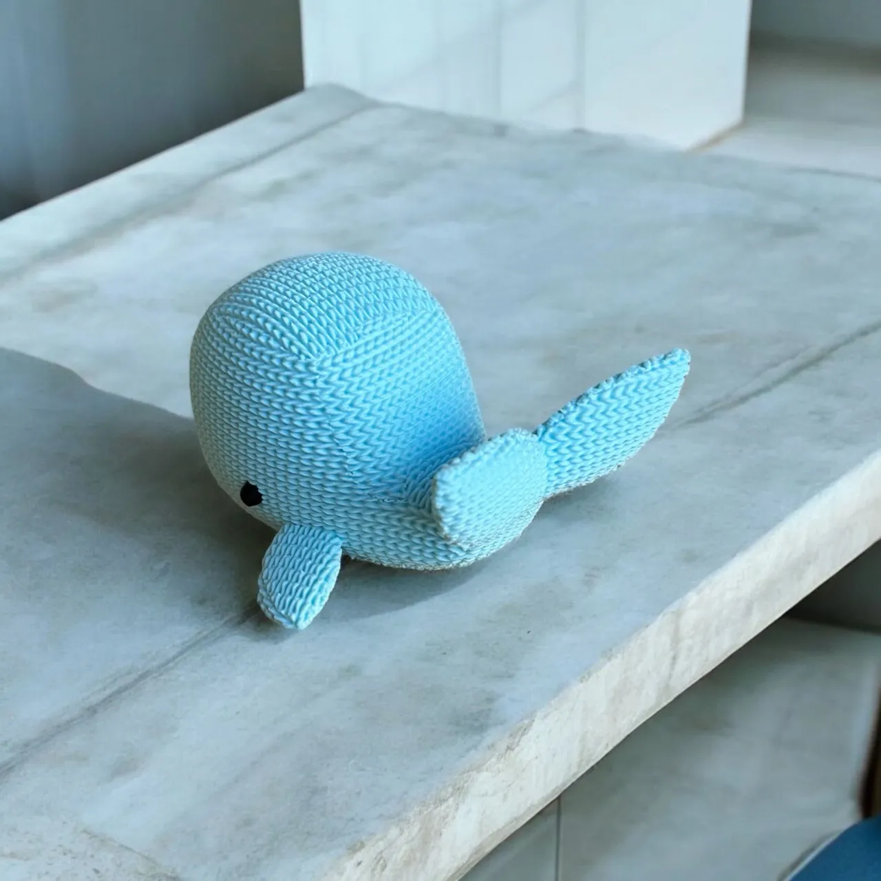 Cute Knitted Whale view 2