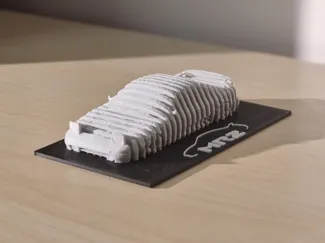 Toyota MR2 Layered Car Model
