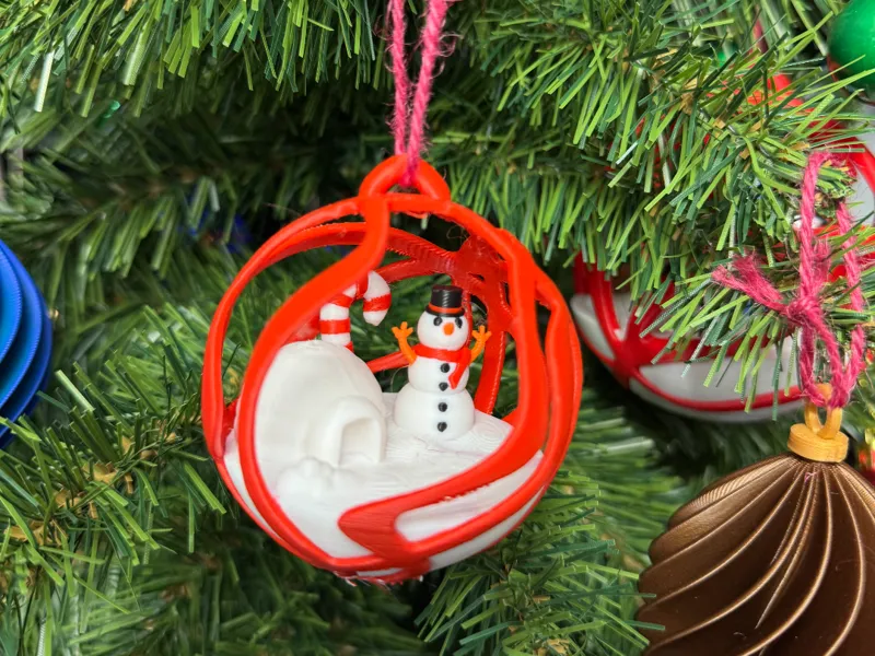 Snowman Xmas Bauble