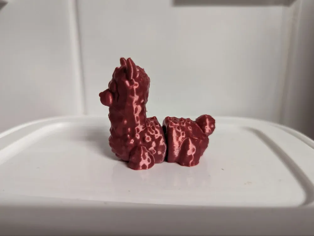 Cute Flexi Llama - Free 3D Print Model - MakerWorld