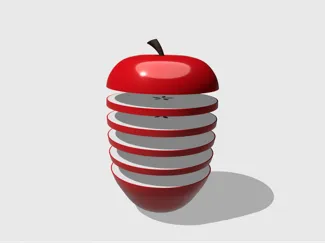 Apple Slice Coasters