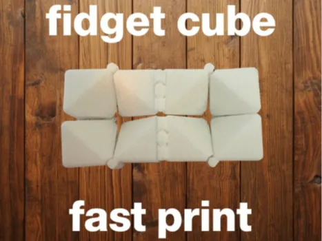 Cube fidget multi-textures