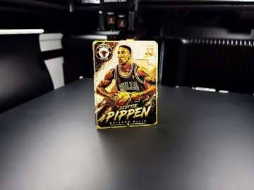 Modelo para impresión 3D: Scottie Pippen Legend Card — vista de referencia 4