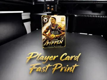 Modelo para impresión 3D: Scottie Pippen Legend Card — vista de referencia 3