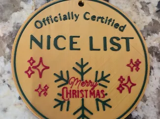 Nice List Medal