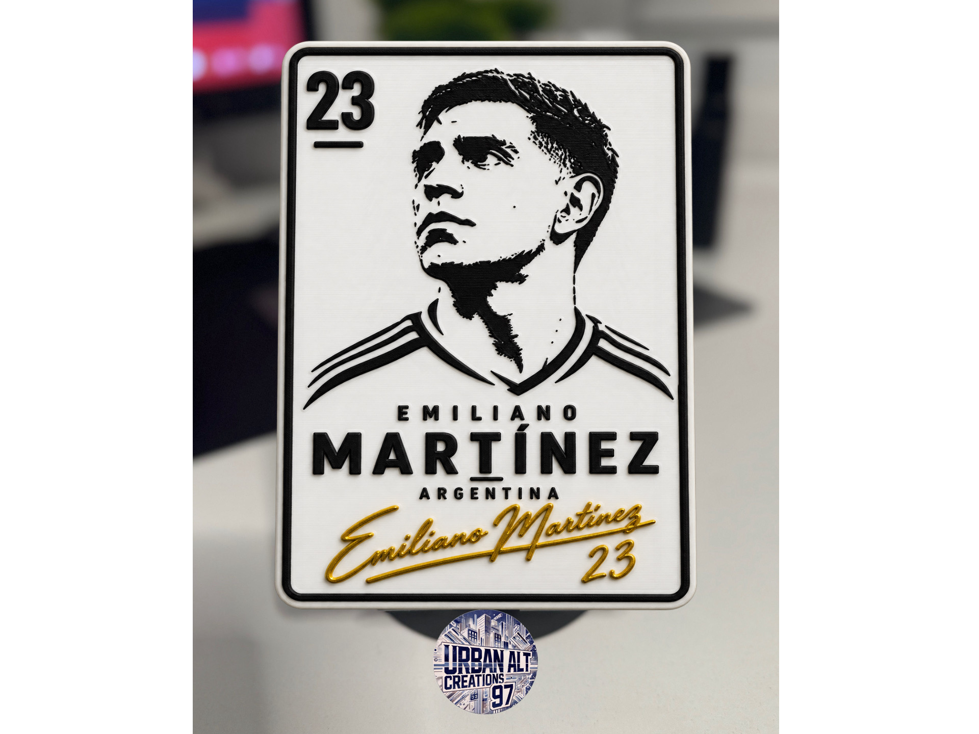 Golden Signatures - E.Martinez by Urbanalt97 3D model