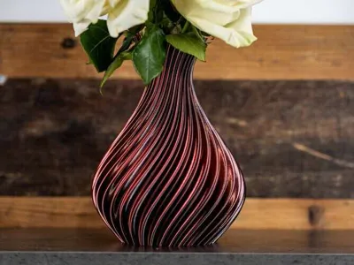 Vase Rose Curve