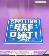 Spelling Bee - 0.2mm layer, 2 walls, 10% infill