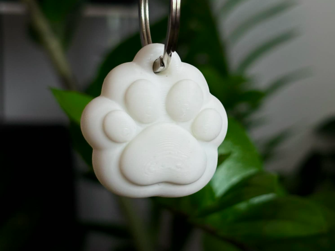 Cute Cat Paw Keychain - Minimalist Charm