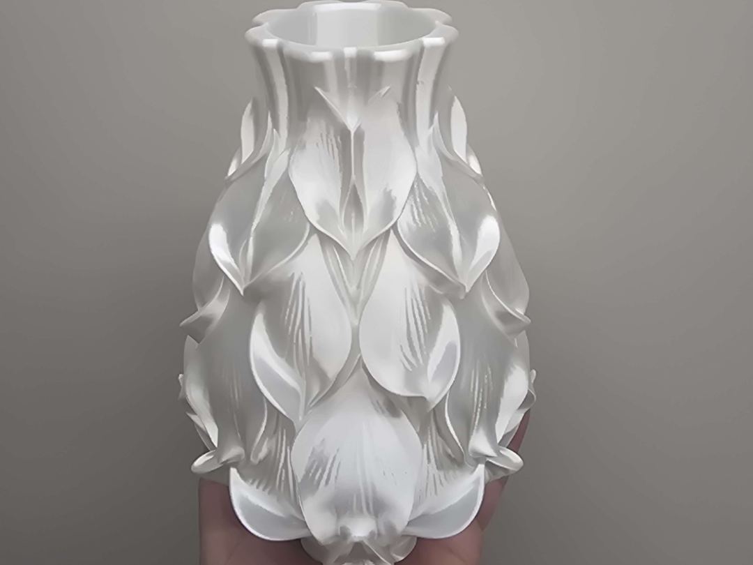 Petal Flower Vase Organic  Floral Home Decor  
