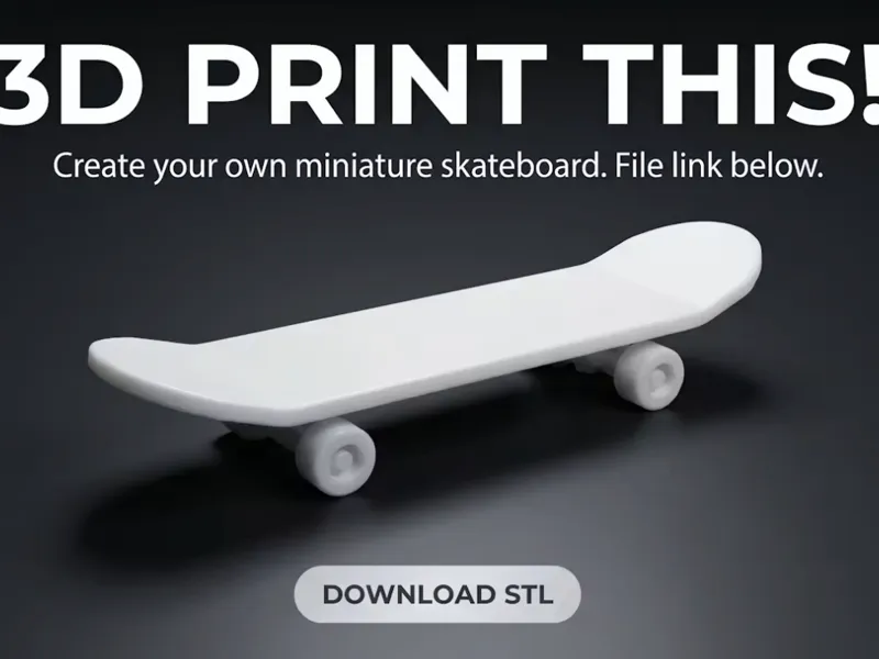 Print In place Fingerboard no assembly