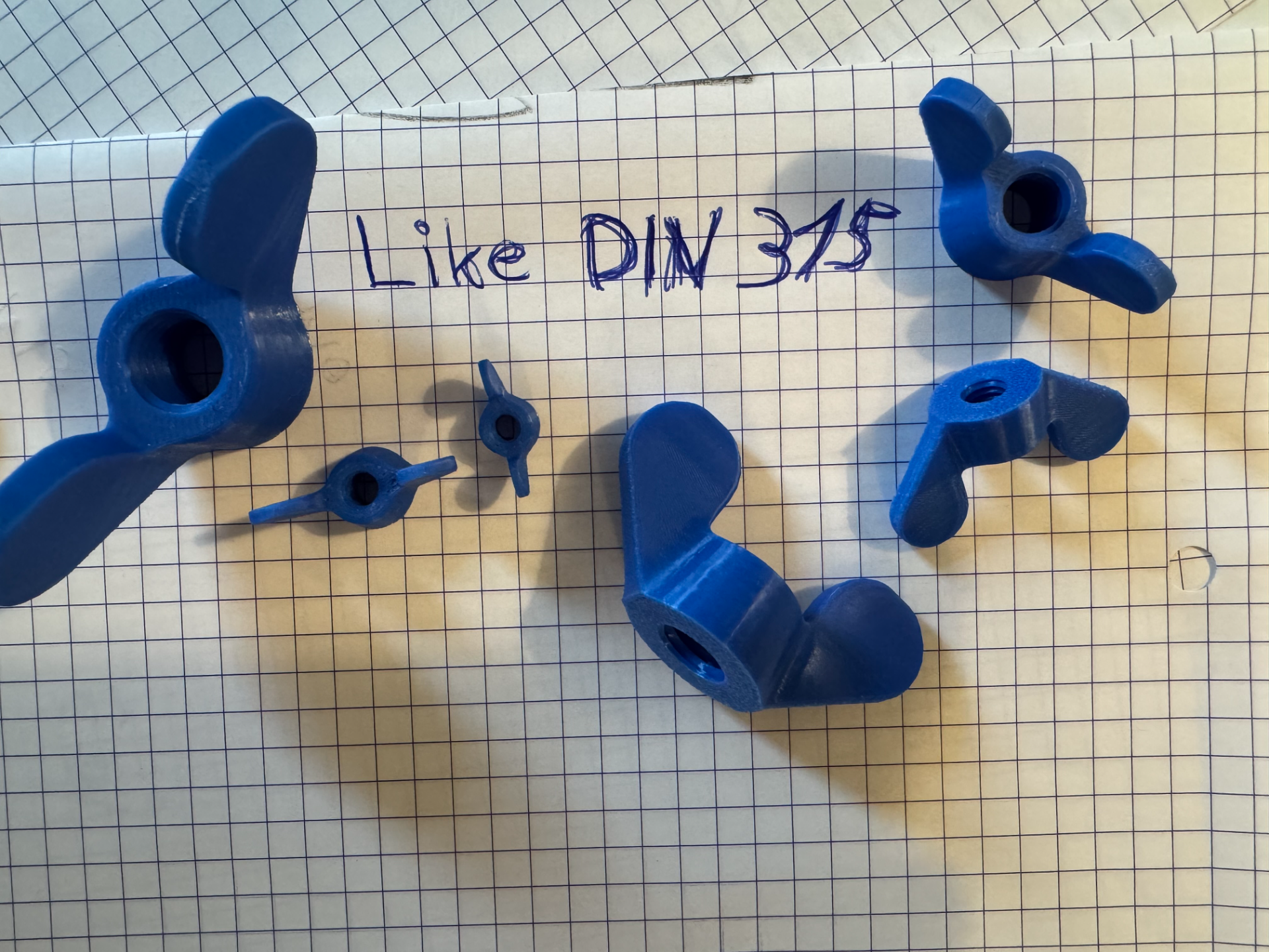 Fluegelmutter nach DIN 315