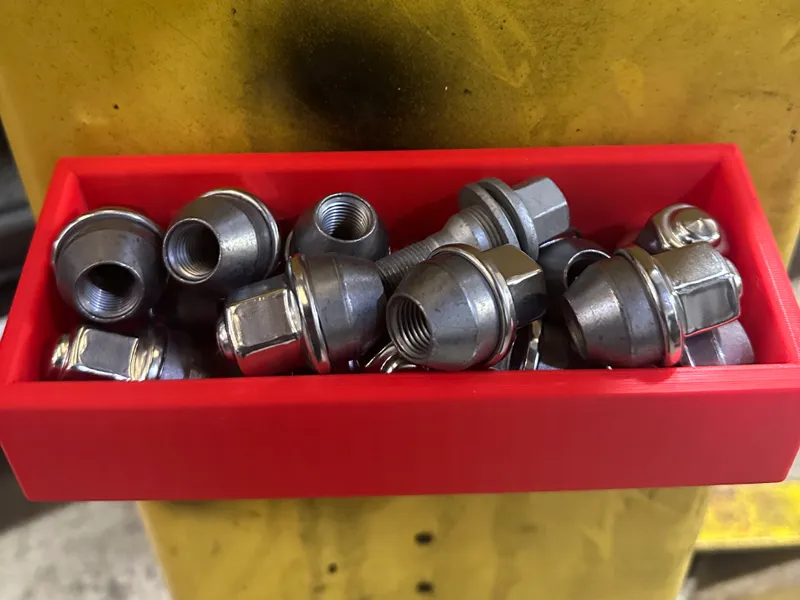 Wheel Nut/Bolt Holder for Lifts/Ramps