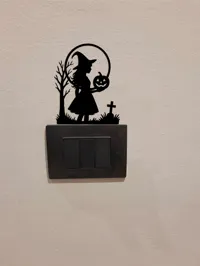 Silhouette sorcière à la citrouille — photo 4