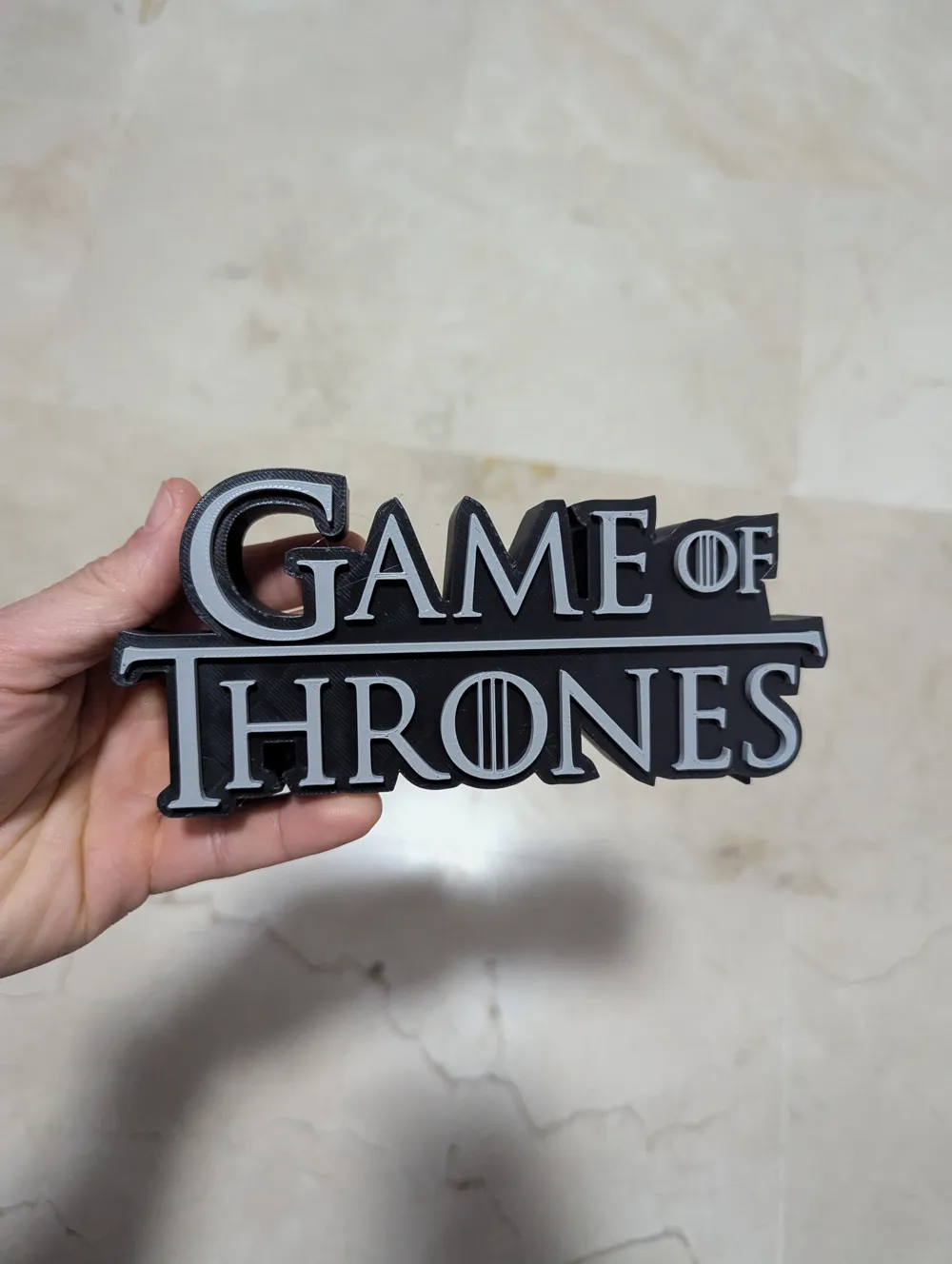 تصميم خاص لزينة زخرفية لشعار لعبة العروش من هيفن وورد
