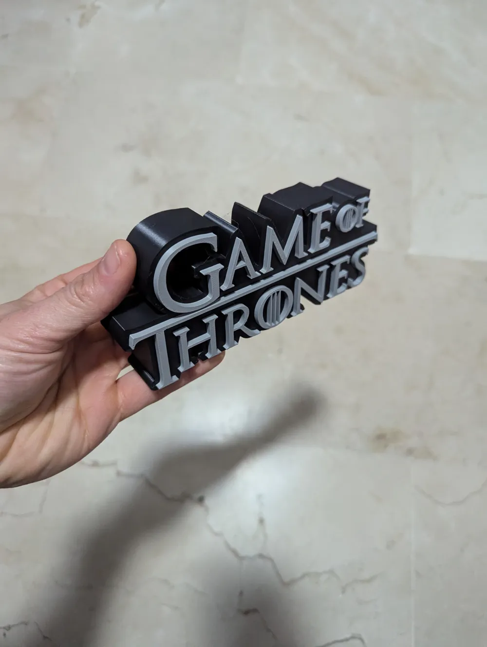 تصميم خاص لزينة زخرفية لشعار لعبة العروش من هيفن وورد