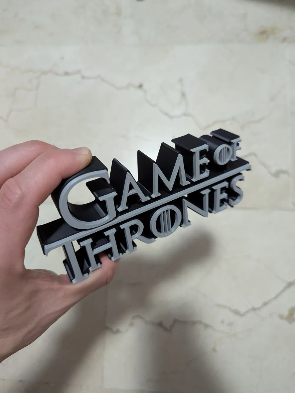 تصميم خاص لزينة زخرفية لشعار لعبة العروش من هيفن وورد