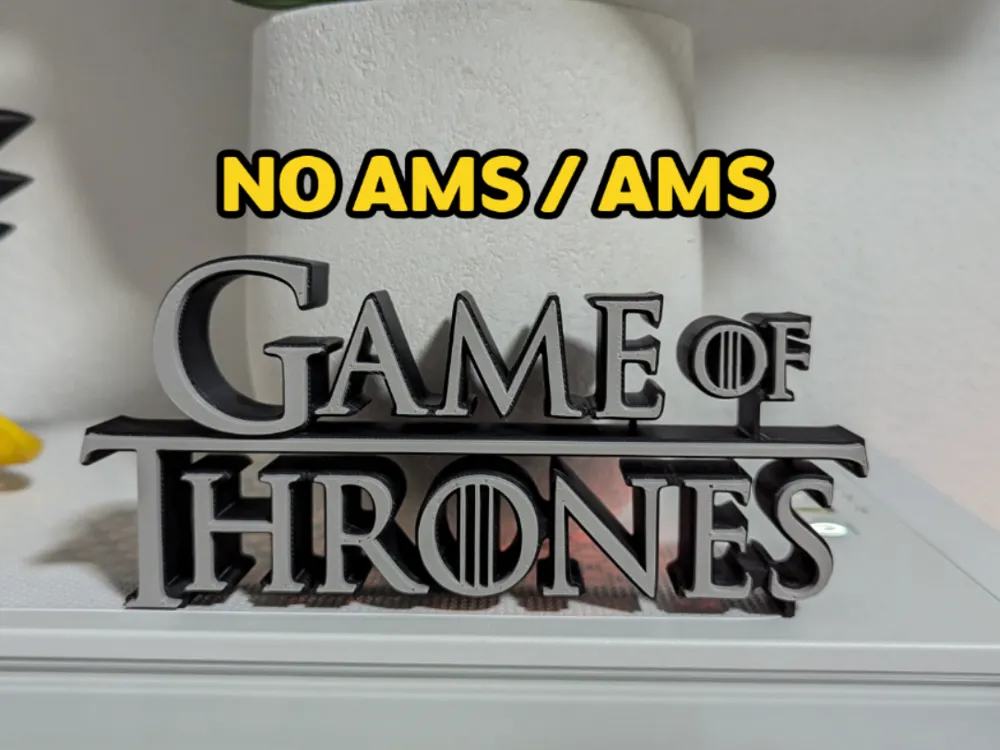 تصميم خاص لزينة زخرفية لشعار لعبة العروش من هيفن وورد