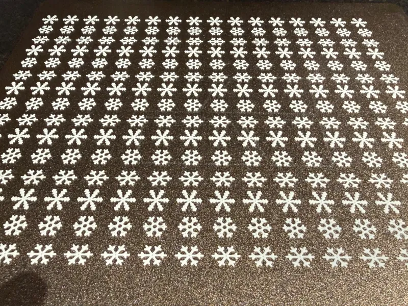 Schneeflocken-Konfetti Winterdeko (5,18g Filament)
