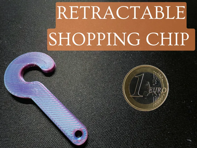 Retractable Shopping Cart Chip 