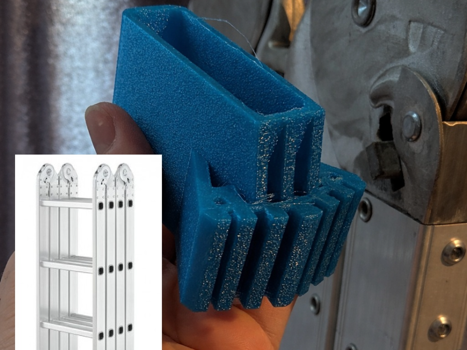 TPU Ladder Leg End Cap