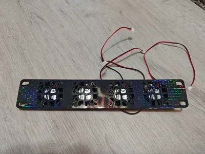 4 Fan holder rack homelab 10 inches 1U
