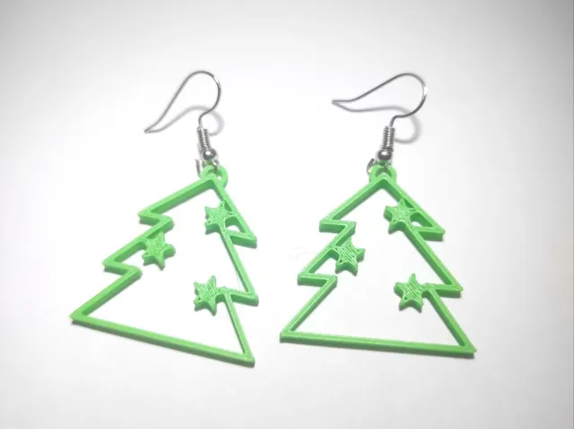 Starlit Evergreen - Earrings
