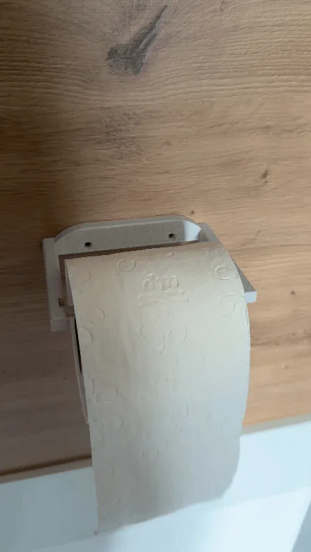 Quick Reload Toilet Paper Holder – Print-in-Place view 2