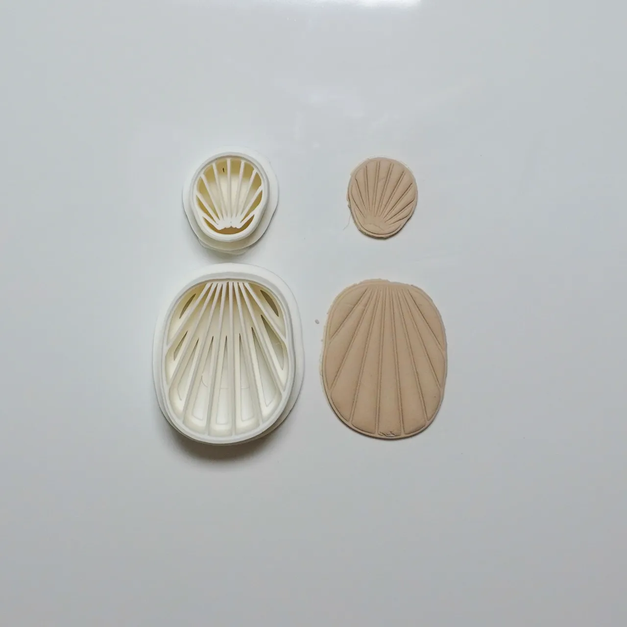Abstract Geometric Polymer Clay Cutter Earrings view 3