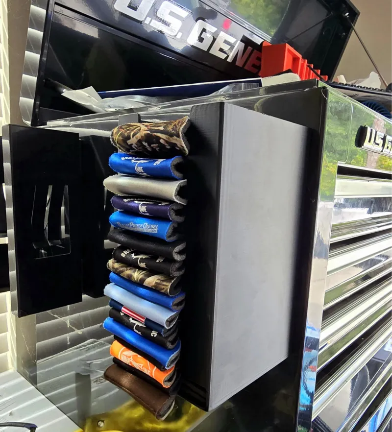 Magnetic Koozie Holder/Dispenser
