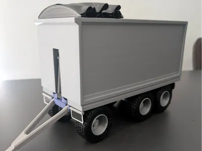 k200 tipper truck dog trailer