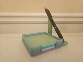 Sticky Note Holder w/ Stencil