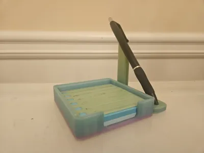 Sticky Note Holder w/ Stencil