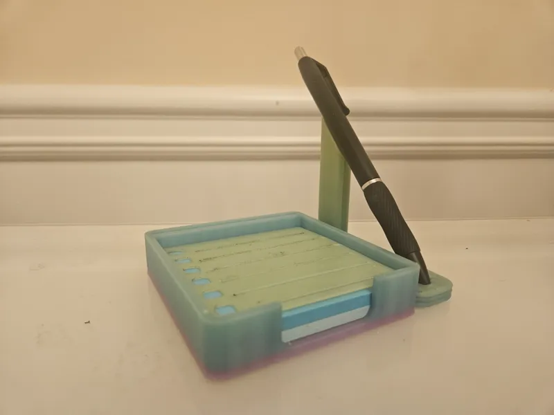 Sticky Note Holder w/ Stencil
