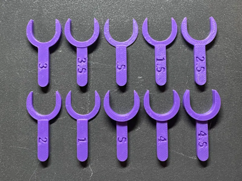 1/10 shock shims for setting spring preloads