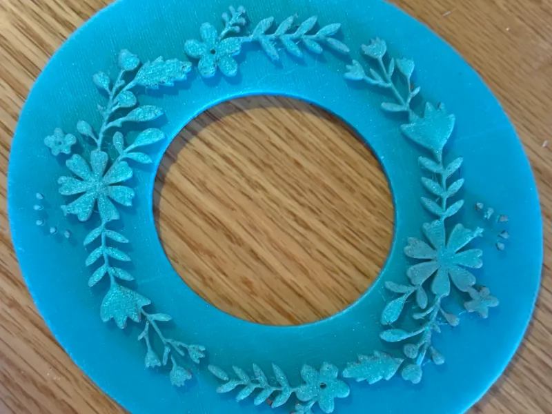 Flower Wreath Stamp