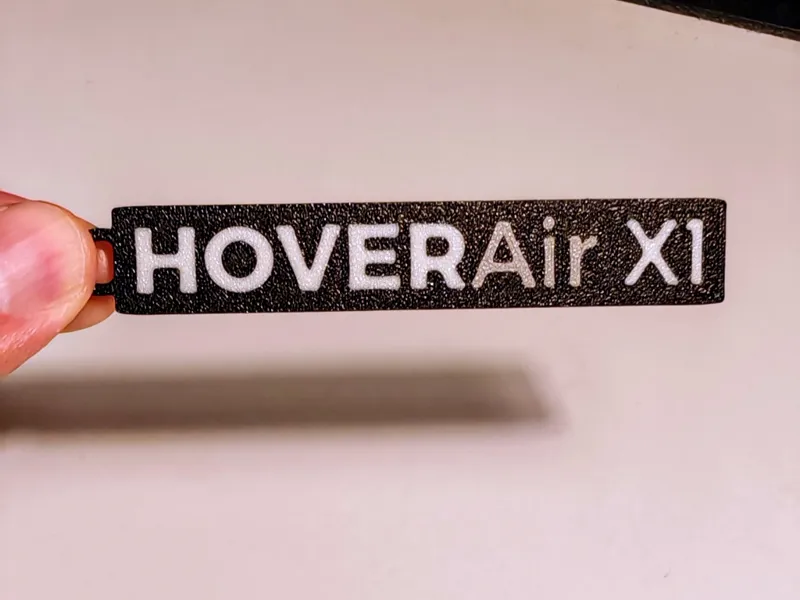 Portachiavi HoverAir X1 stampa inversa