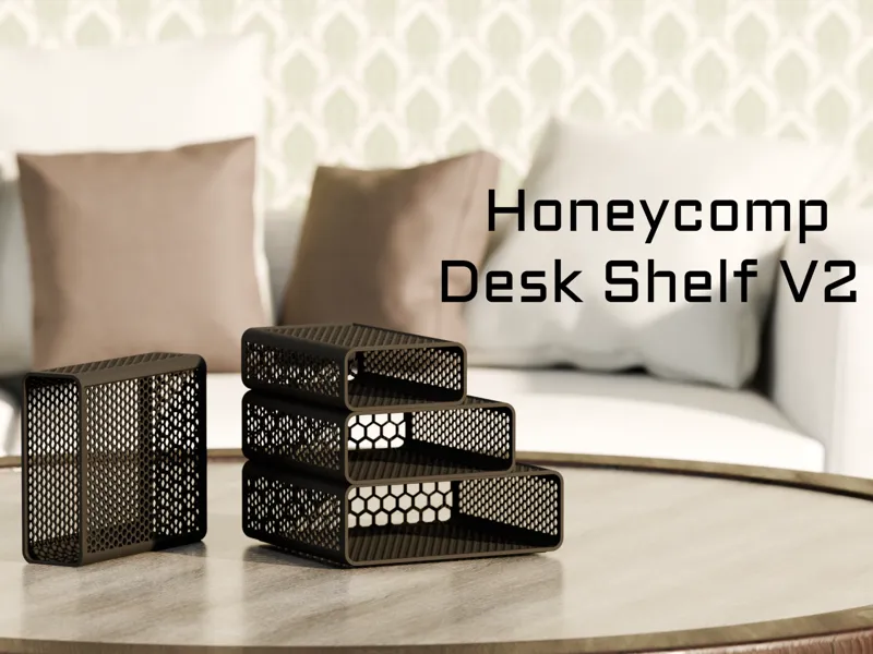 Desk Shelf Honeycomb V2