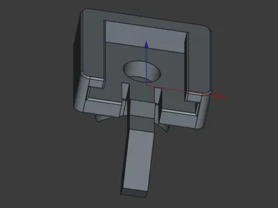 Mounting bracket for bicycle light Moon aerolight